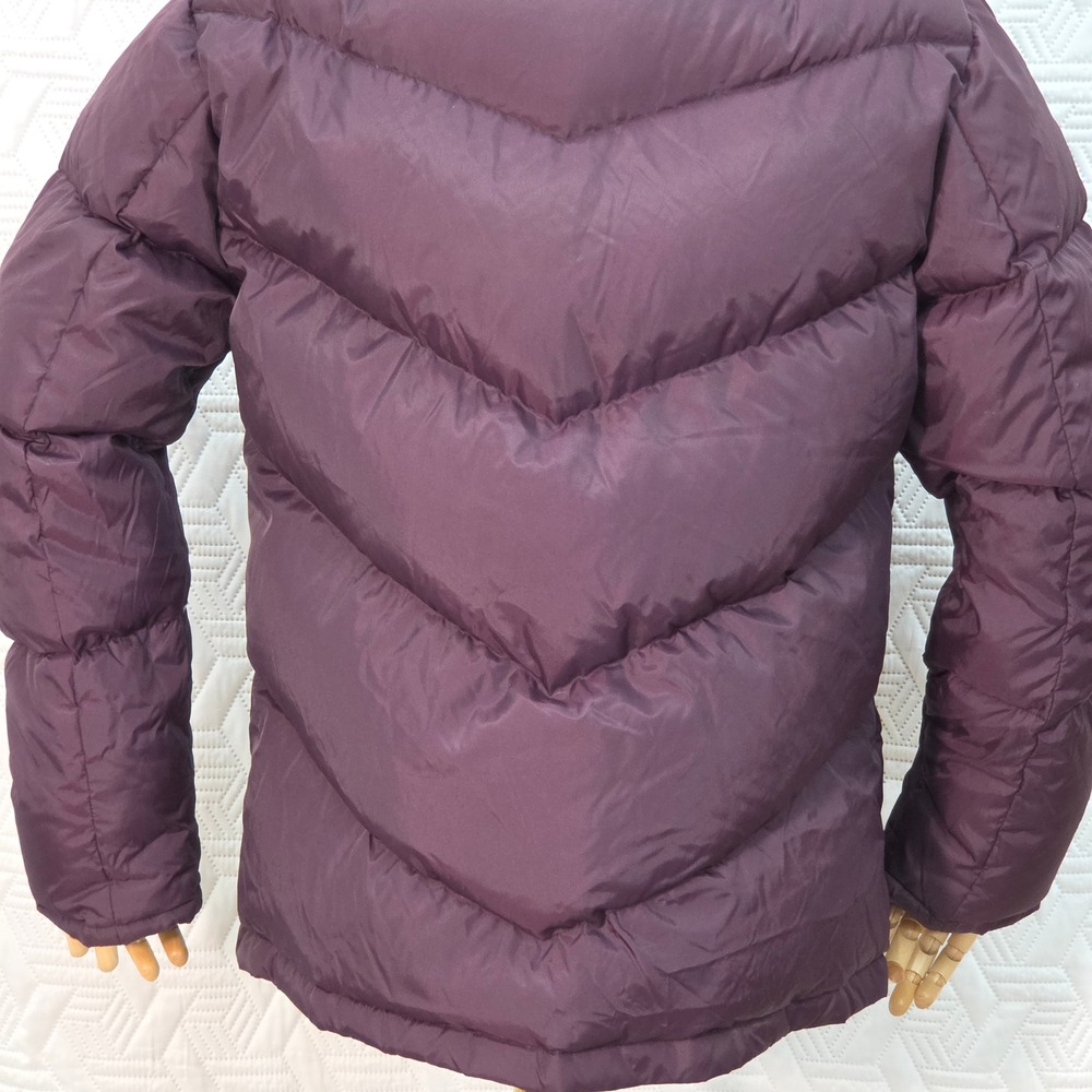 Colebrook & Co Puffer Coat Womens Purple Quilted‎ Duck Down fill Warm Outdoors M - Picture 13 of 15